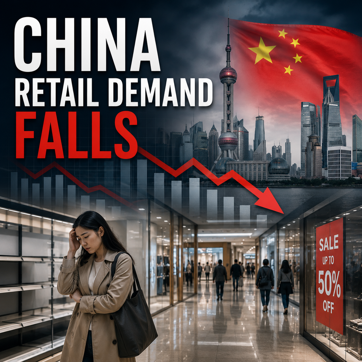 China Retail Demand Falls