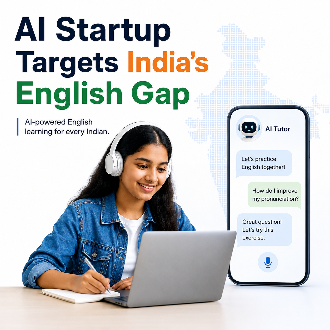 AI Startup Targets India’s English Gap