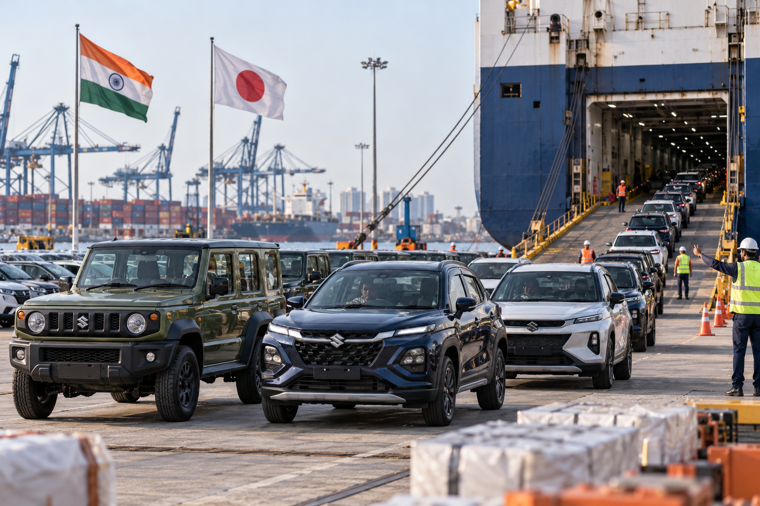 Made-in-India Cars Cross 1 Lakh Japan Exports