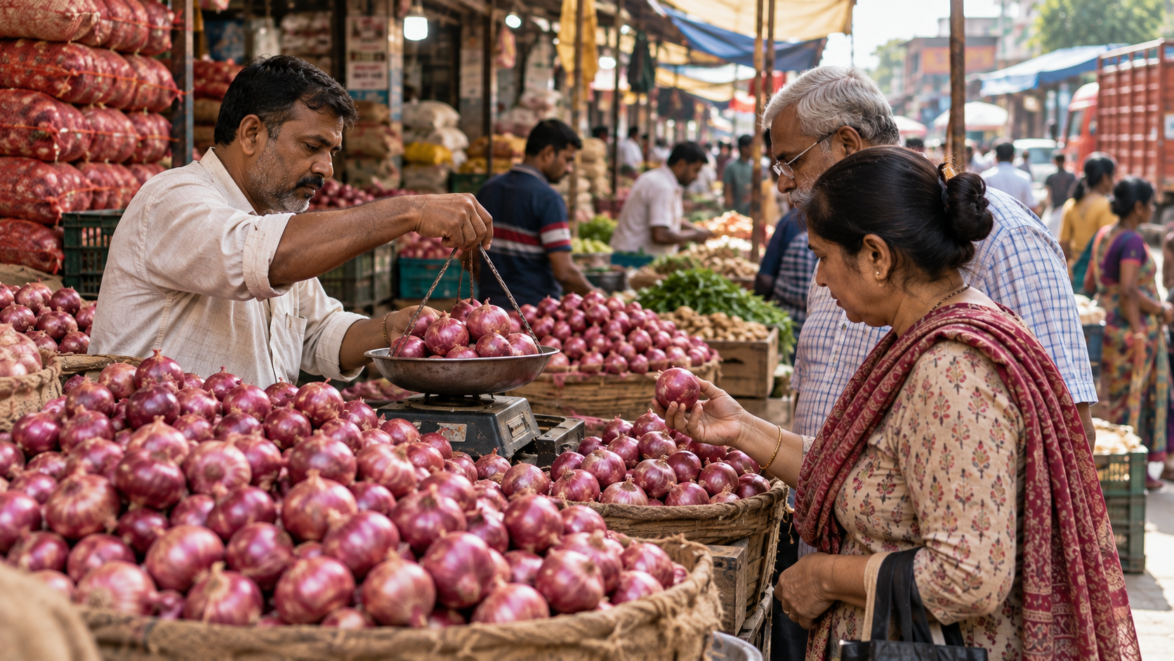 Onion Prices Stay Firm Across Metros