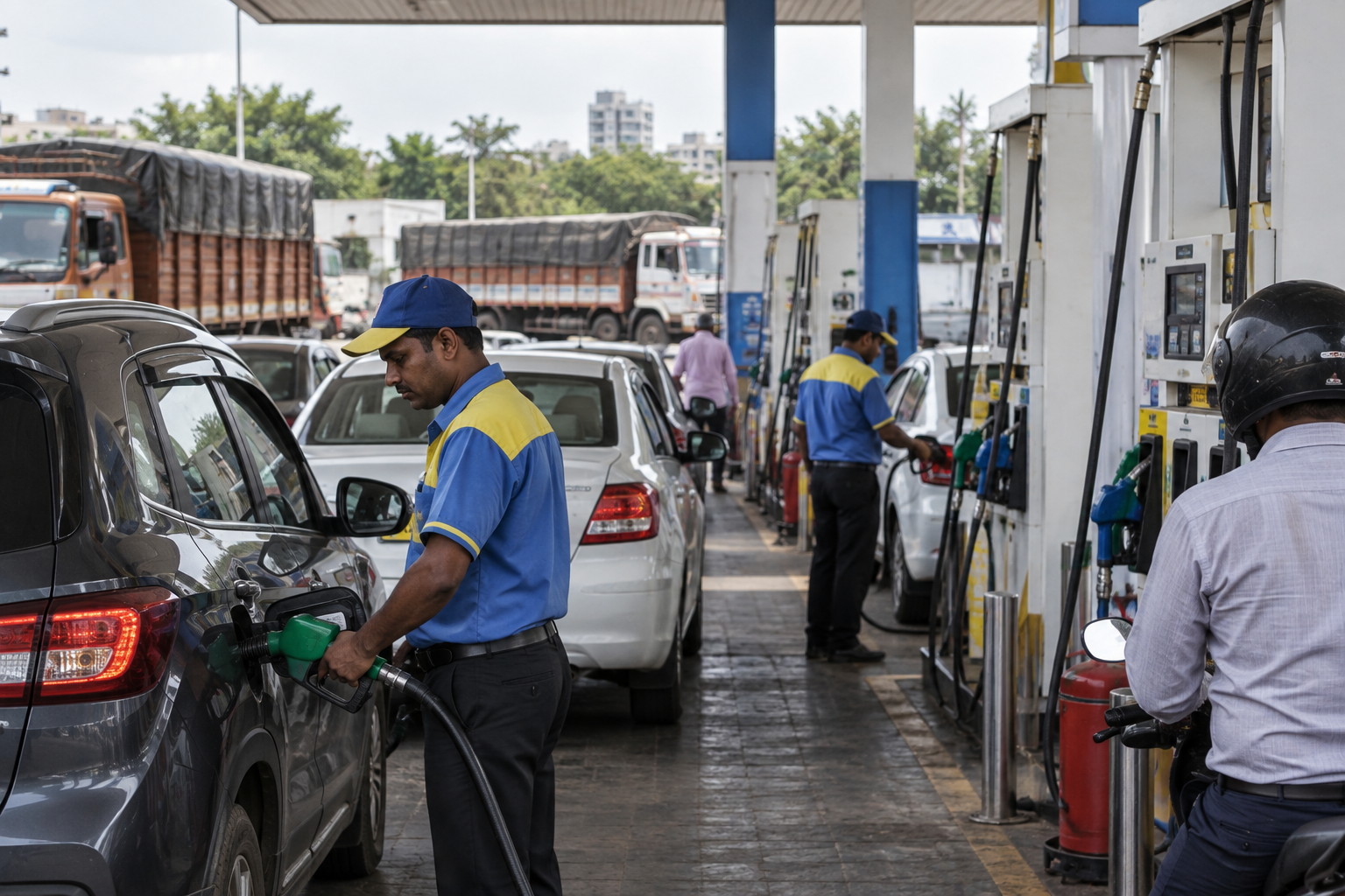 India Fuel Demand Falls 2.8%
