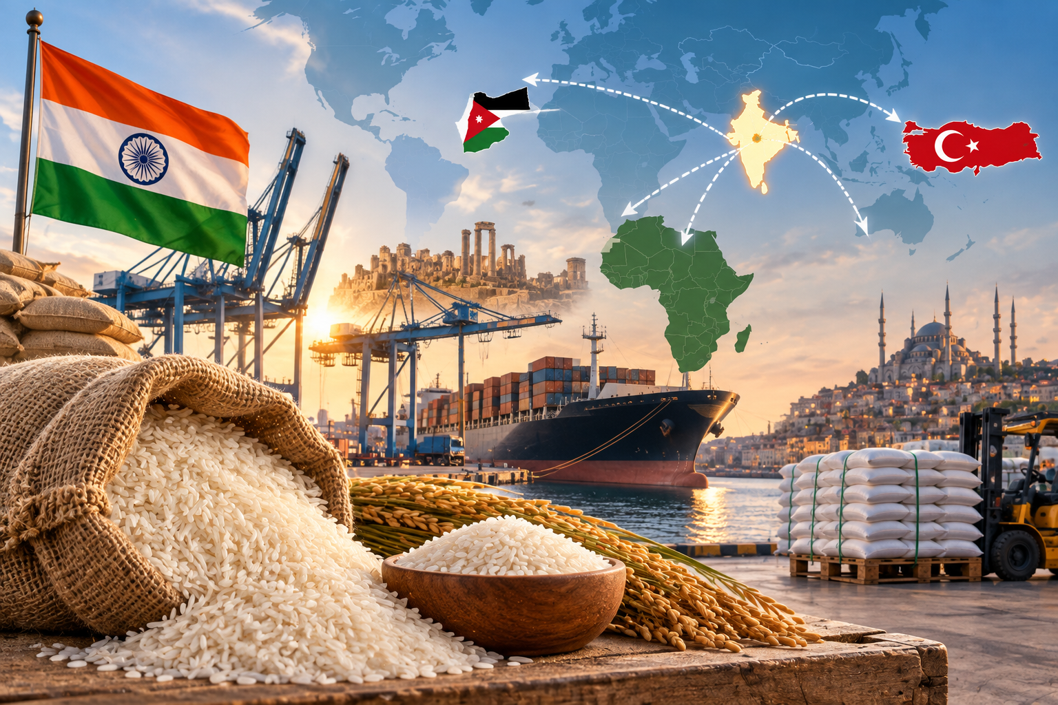 India Rice Exports Find New Markets