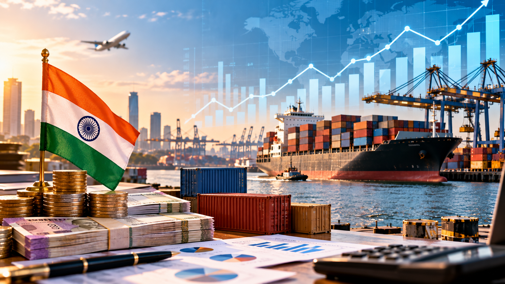 India’s Current Account Deficit Narrows to $5.2 Billion in August