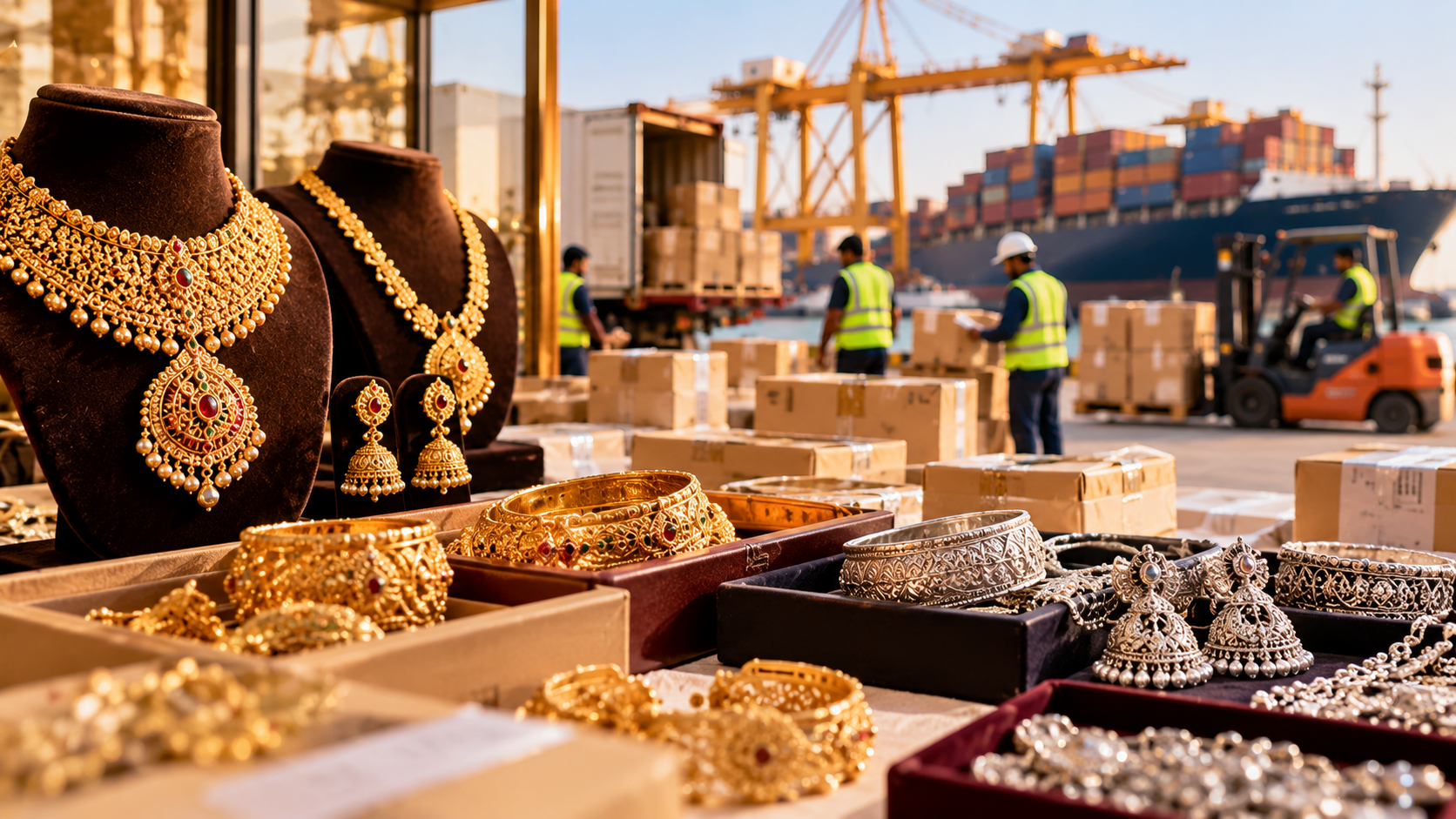 Government Cuts Duty Drawback Rates on Gold, Silver Jewellery Exports