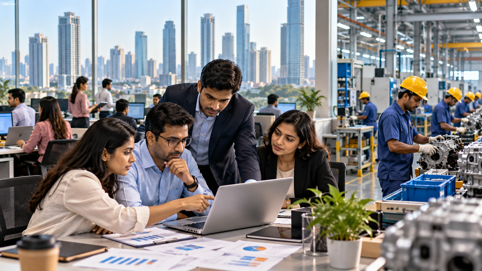 India’s Business Growth Hits Four-Month High in October, Hiring Nearly Stalls