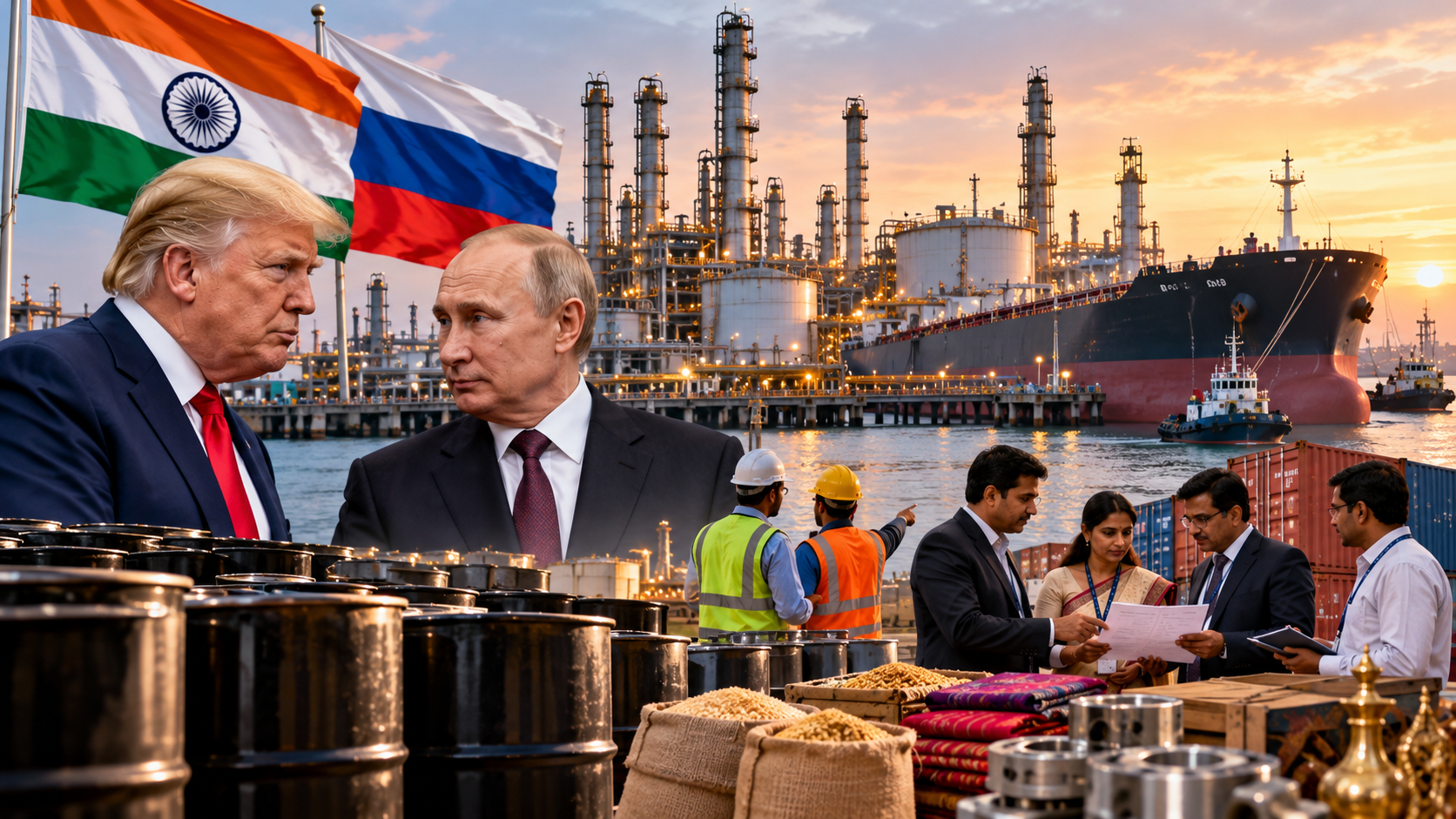 Russia Sanctions Waiver Brings Relief for India’s Energy Security and Exporters