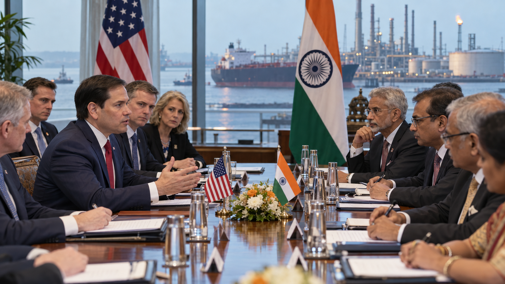 Rubio Begins India Visit With Trade Deal and Russian Oil on Agenda