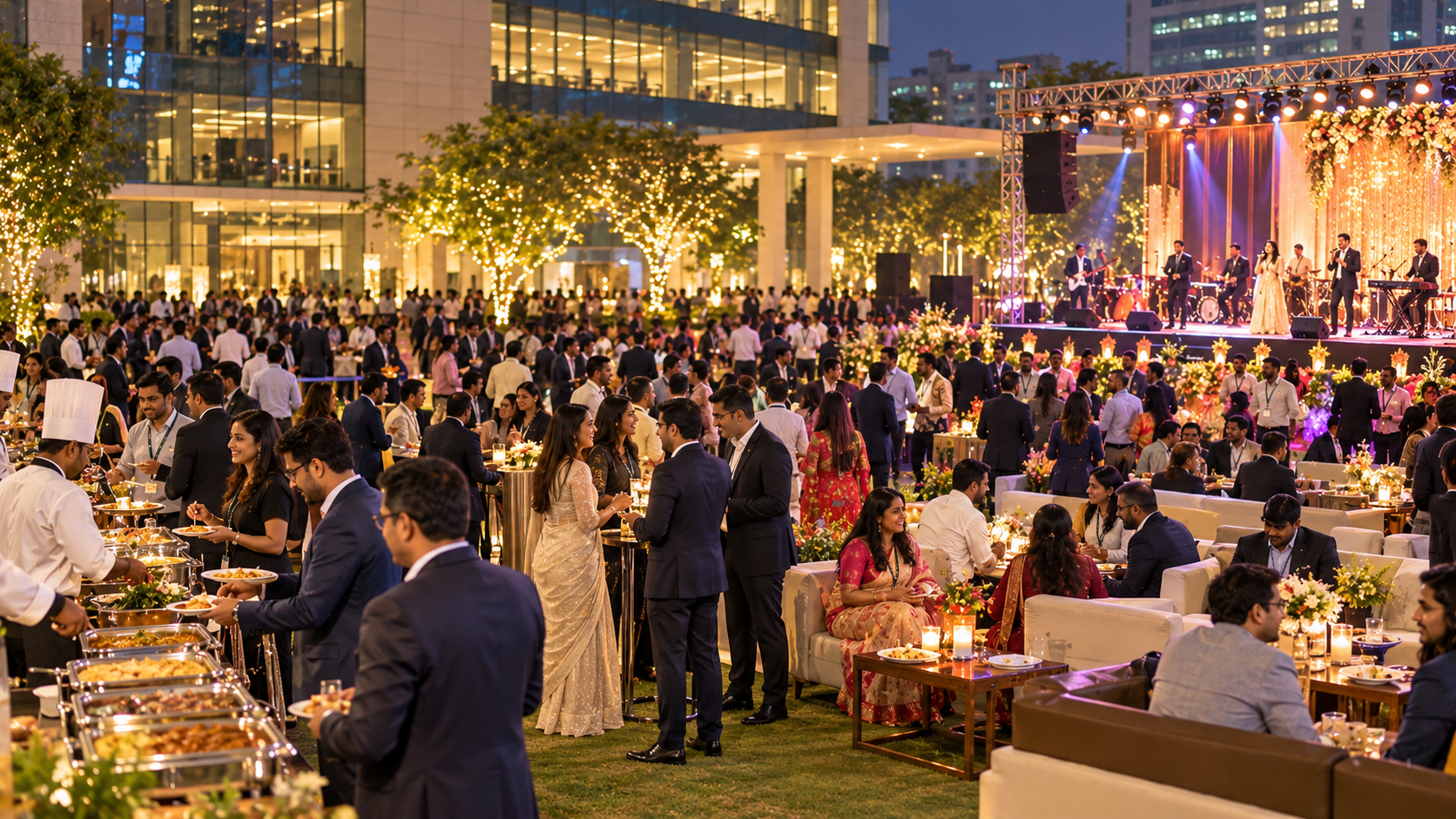 Reliance Celebrates Jio Listing With Employees