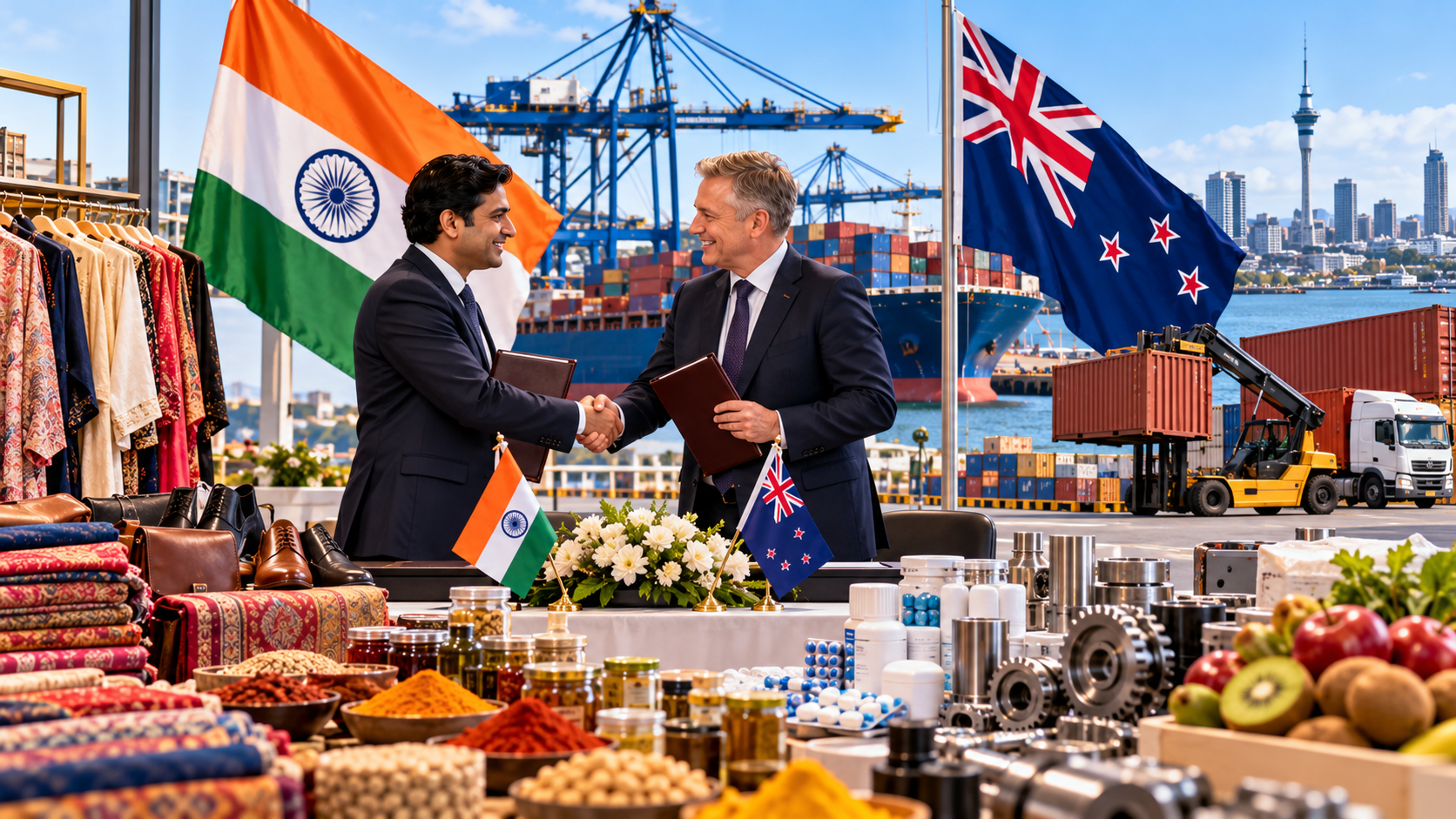 India-New Zealand FTA Comes Into Force, Gives Indian Goods Zero-Duty Access