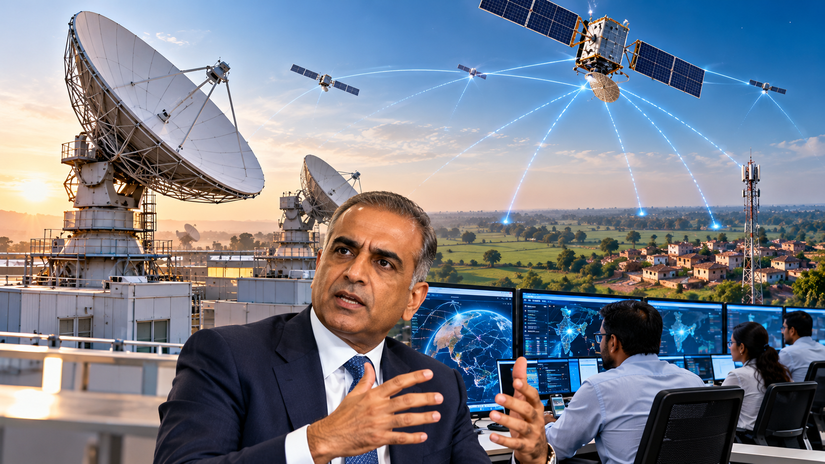 Airtel Says OneWeb Is Ahead of Starlink in India’s Satellite Internet Queue
