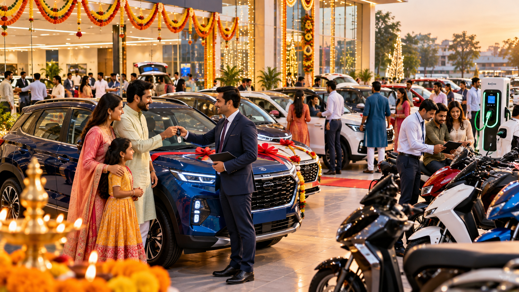 Vehicle Registrations Fall 6.5% During Navratri, Passenger Vehicles Drop 21.9%