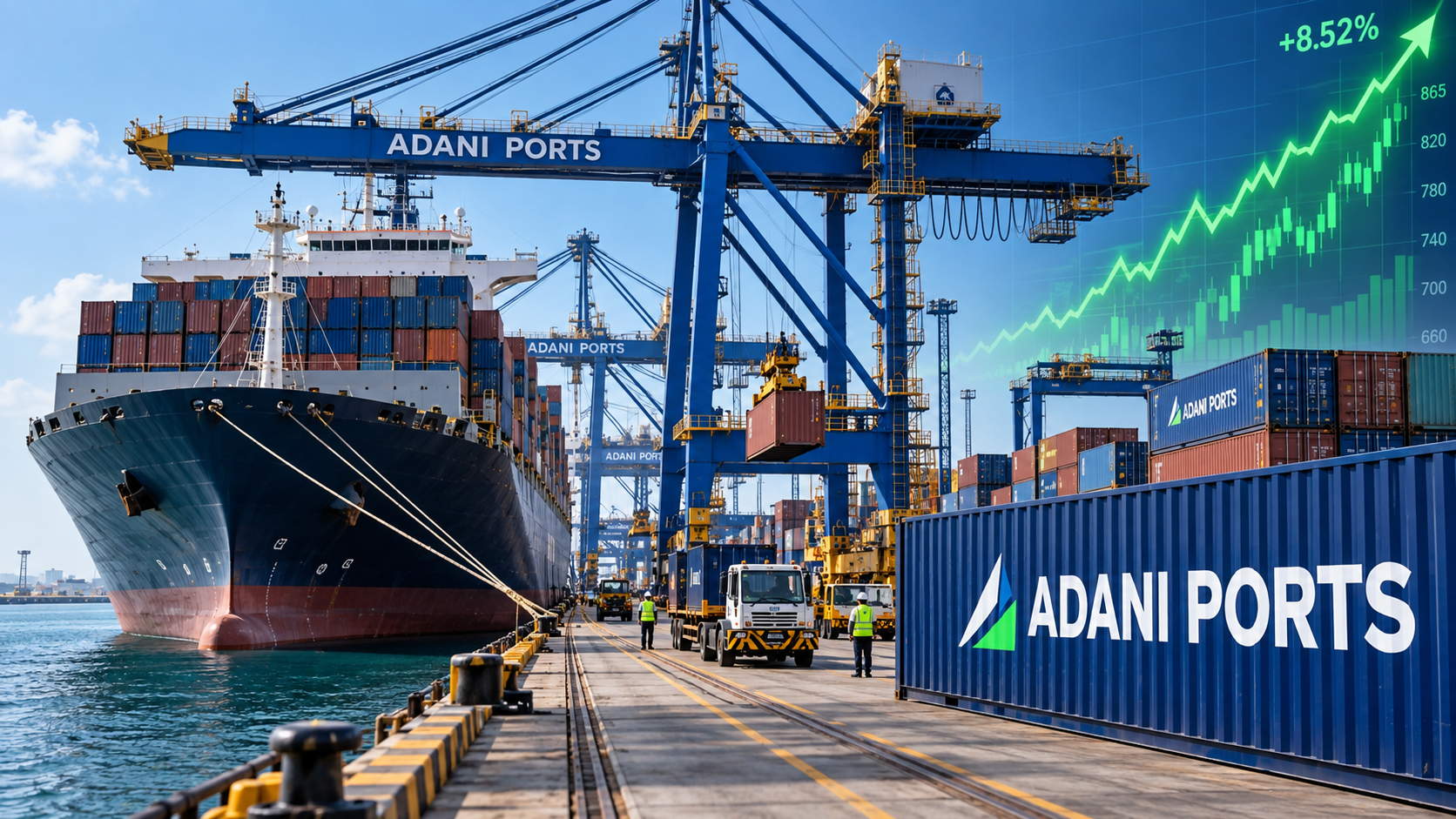 Adani Ports Stock Jumps Over 5%