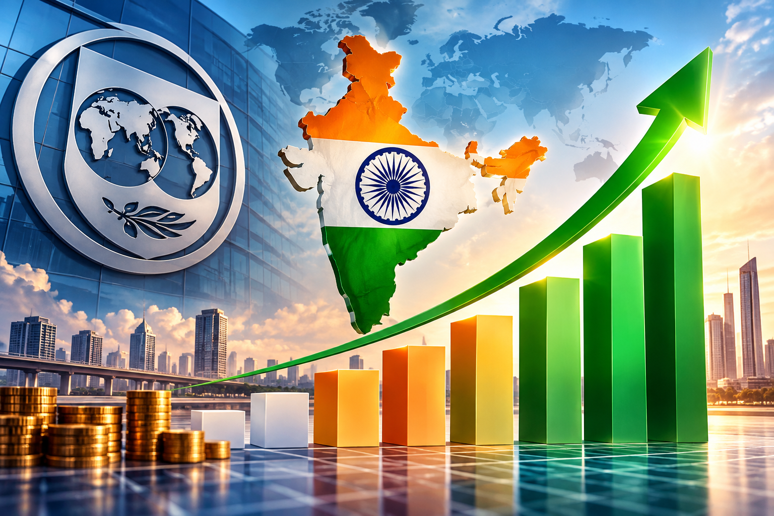 IMF Raises India’s Growth Forecast to 7%