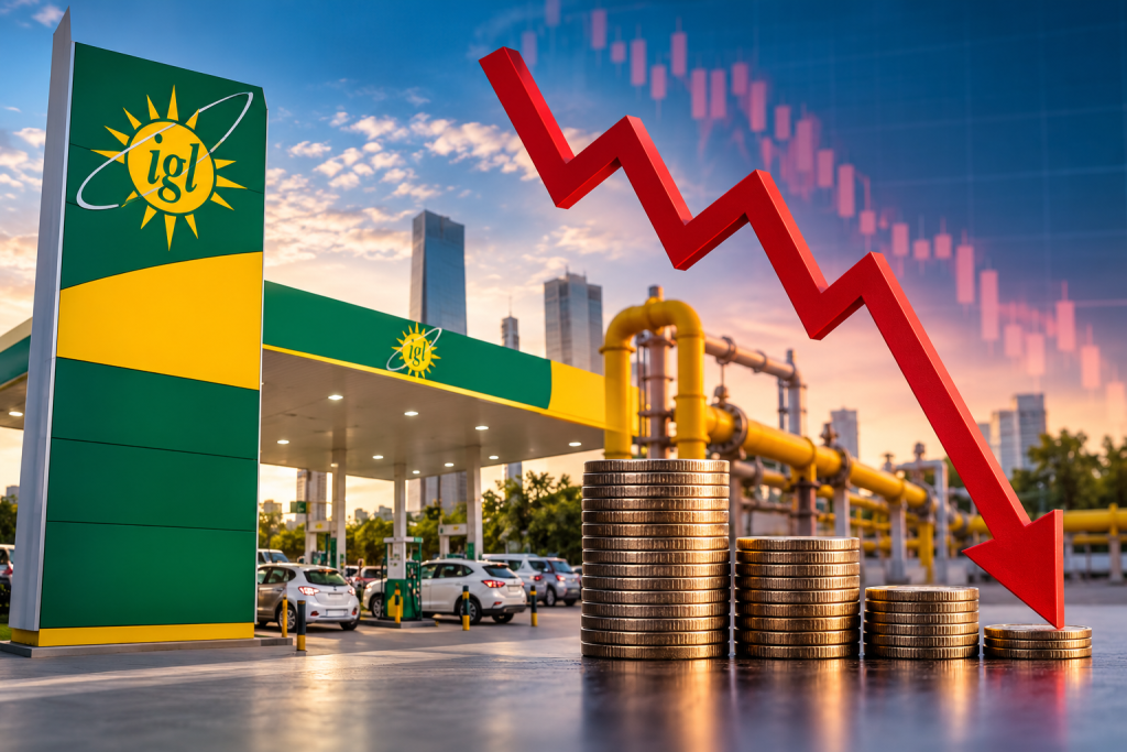 IGL Q2 Profit Crashes 93.5% to Rs 24 Crore Despite Higher Gas Sales