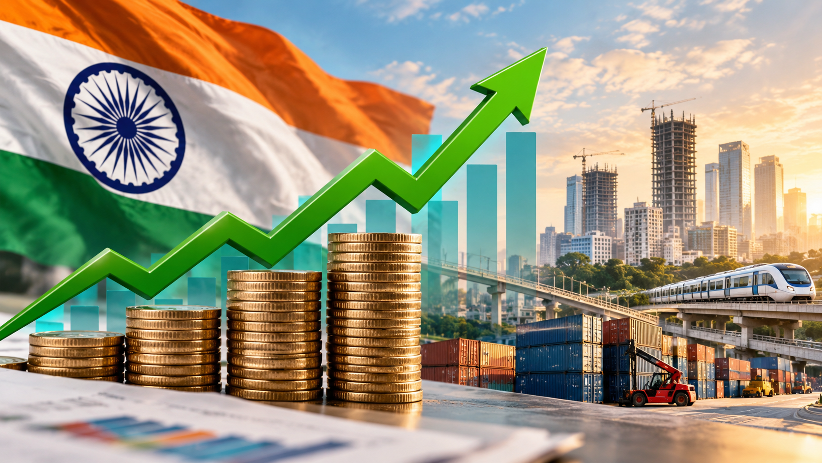 Finance Ministry Raises India’s FY27 GDP Growth Forecast to 7.3%