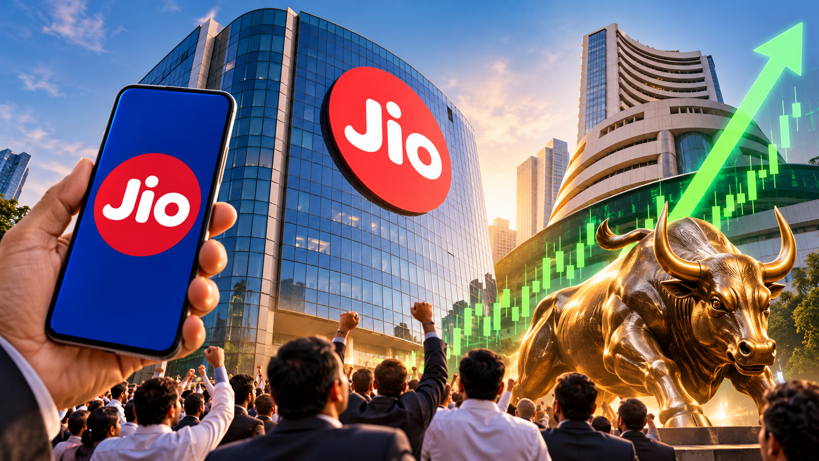 Jio IPO Crosses 1 Crore Applications