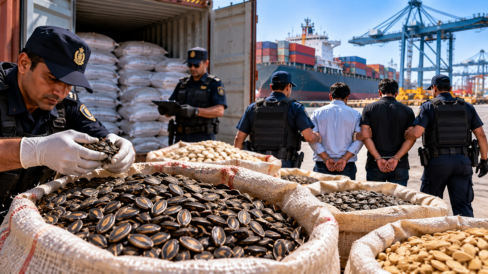 DRI Seizes 25,000 Kg Pakistani Seeds