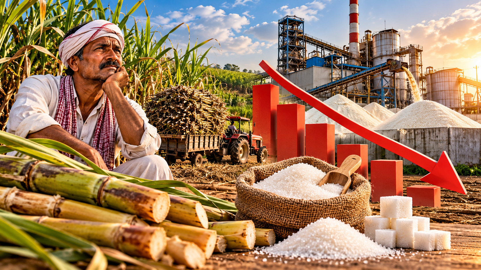 India’s Sugar Output May Hit Decade Low