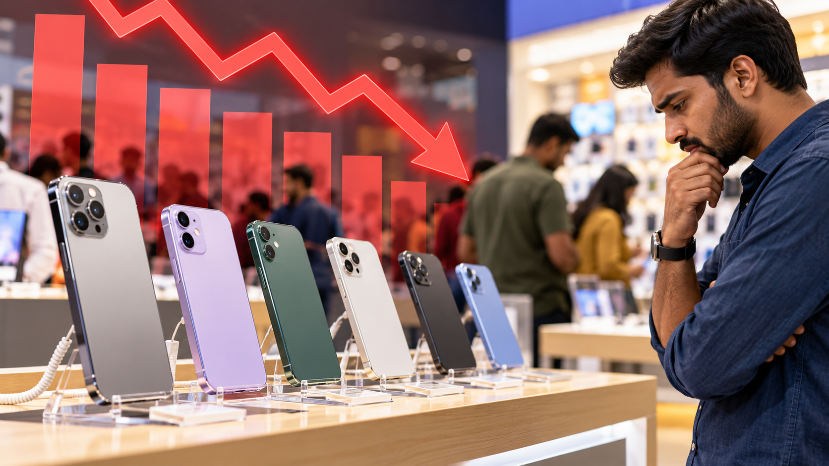 Smartphone Shipments Hit Decade Low