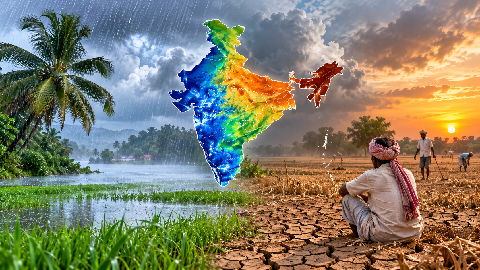 Southwest Monsoon Ends 15% Below Normal