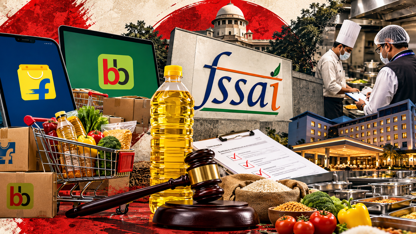 FSSAI Issues Notices to Flipkart, BigBasket